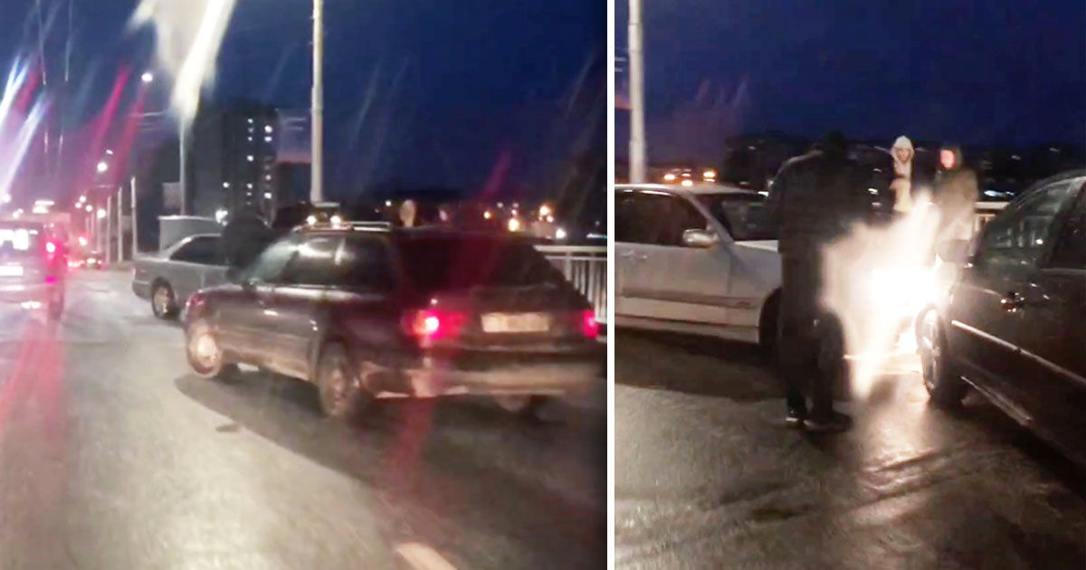 Из-за гололеда в Тирасполе столкнулись пять автомобилей. Коллаж: Point.md