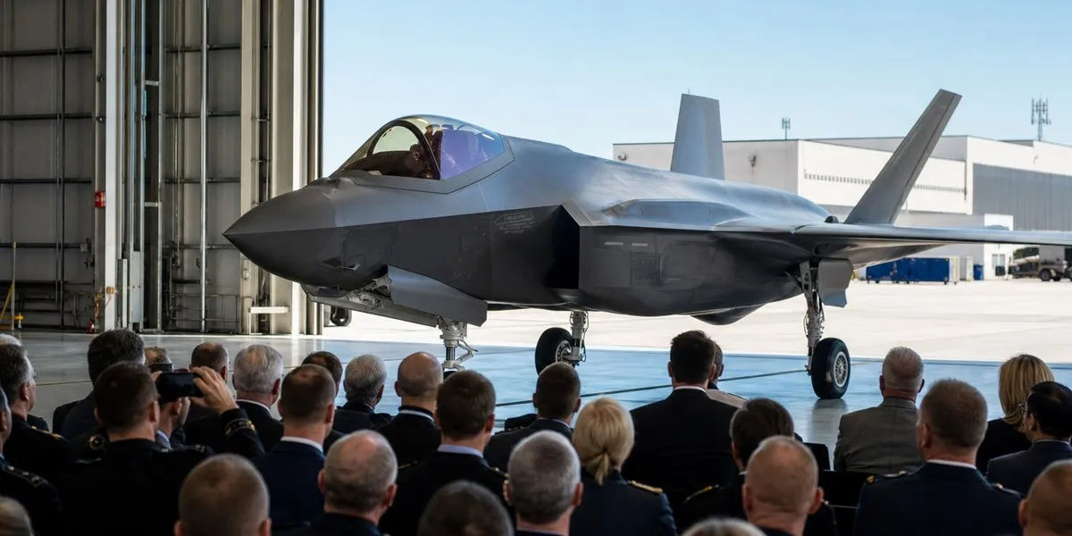Германия получила свой первый истребитель F-35.