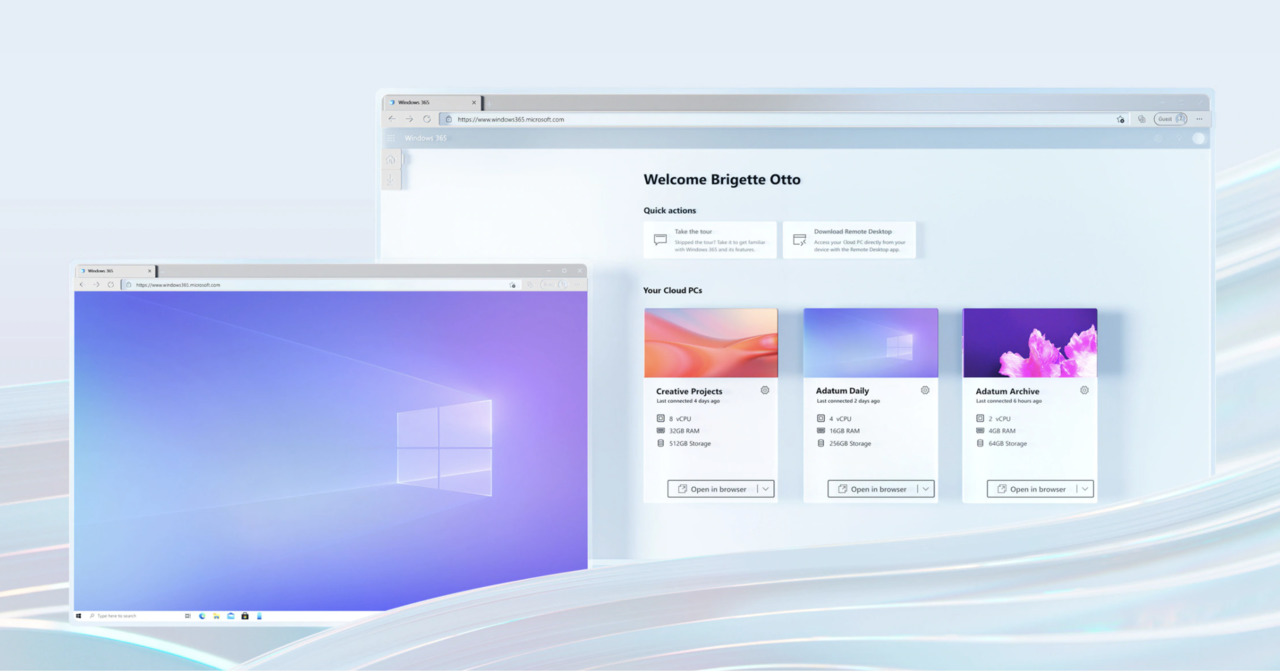 Microsoft презентовала облачную версию Windows.