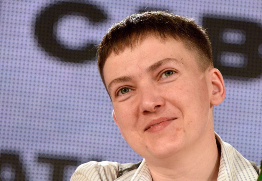 Украинская летчица Надежда Савченко.