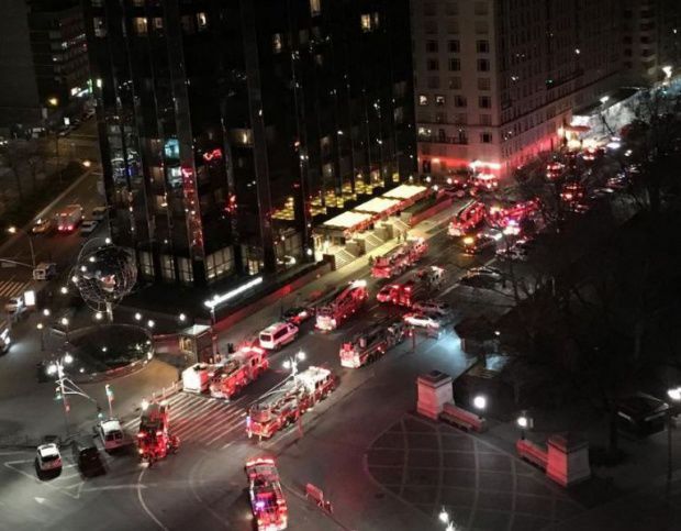 Incendiu puternic la hotelul Trump International din New York. Foto: Harold Mindel