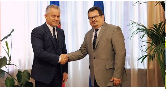 Состоялась встреча Влада Плахотнюка с Петером Михалко.