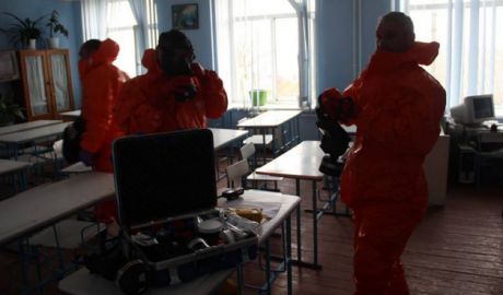 Elevii intoxicaţi ieri cu gaz în liceul din Costeşti au fost externaţi. Foto: jurnal.md