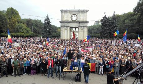 Антиправительственные протесты в Молдове идут на спад.