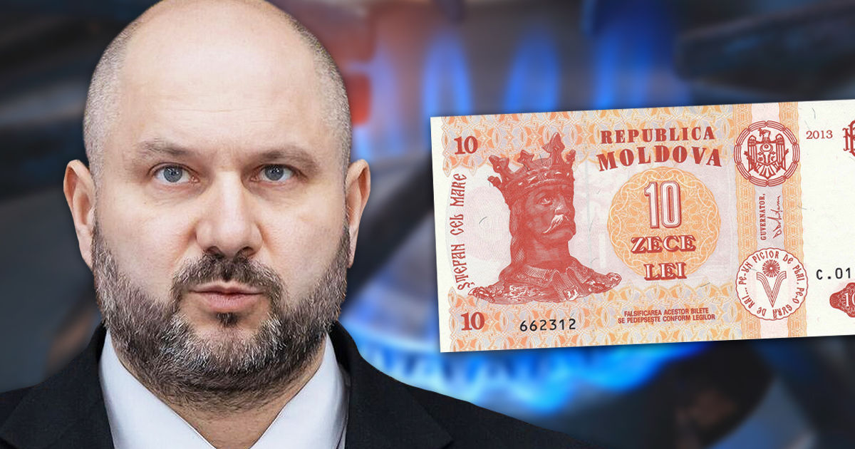 Вкитор Парликов прокомментировал поставки газа по 10 леев. Коллаж Point.md.