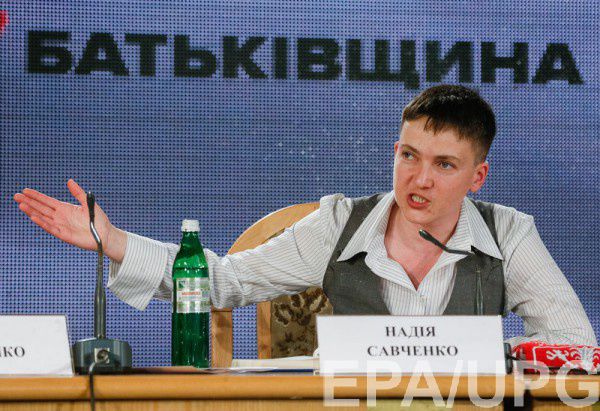 «Батькивщина» исключила Савченко из списков фракции.