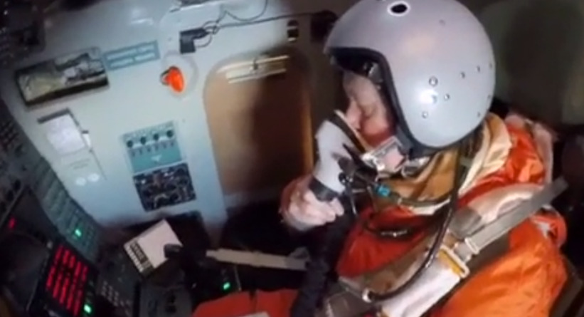 Опубликовано видео полетов Ту-160 над Карибским морем.