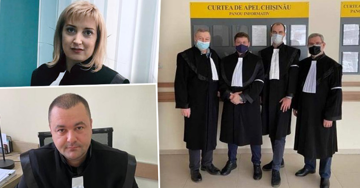 "Поправка Стамате": в знак протеста адвокаты надели белые повязки. Коллаж: Point.md