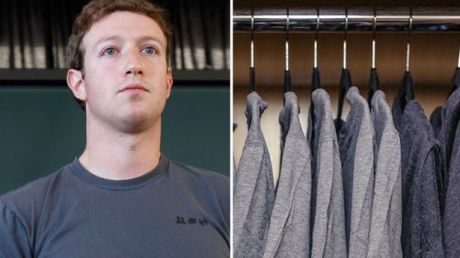 Mark Zuckerberg, poartă în majoritatea apariţiilor publice un consacrat tricou gri. Foto: wp.com