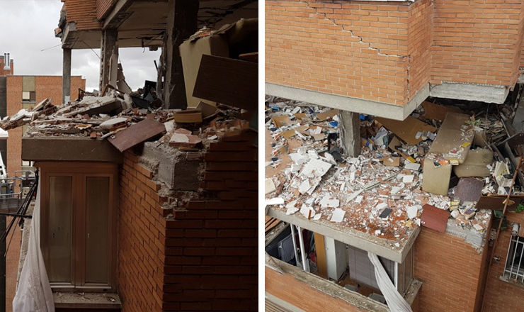 Взрыв в Мадриде: пострадали 16 человек.