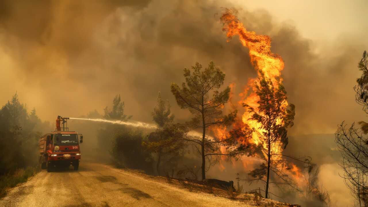 Peste 50.000 de persoane, evacuate din cauza incendiilor forestiere în Turcia.