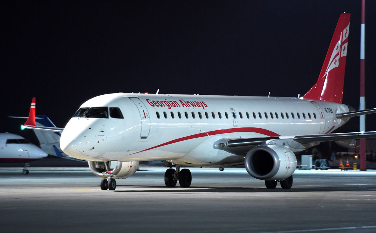 Georgian Airways начнут летать в еще один город в РФ.