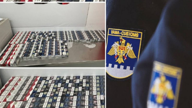 В аэропорту Кишинева у 18-летнего парня обнаружили 290 пачек сигарет.