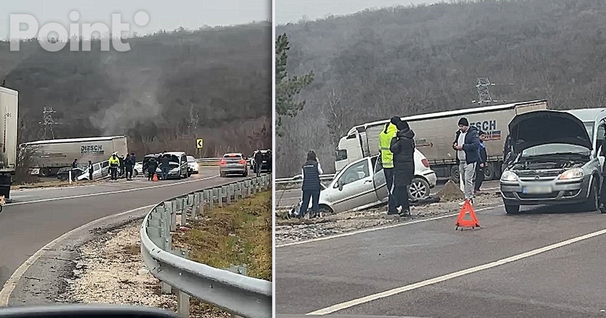 Accident în lanț pe traseul Chișinău-Ungheni: Trei mașini, grav avariate.