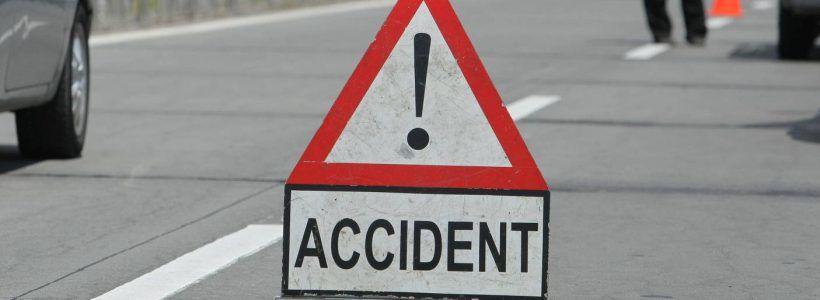 Accident violent: Momentul în care două camioane s-au ciocnit
