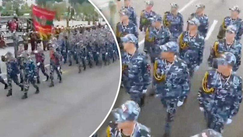 В Тирасполе прошла генеральная репетиция парада ко 2 сентября.