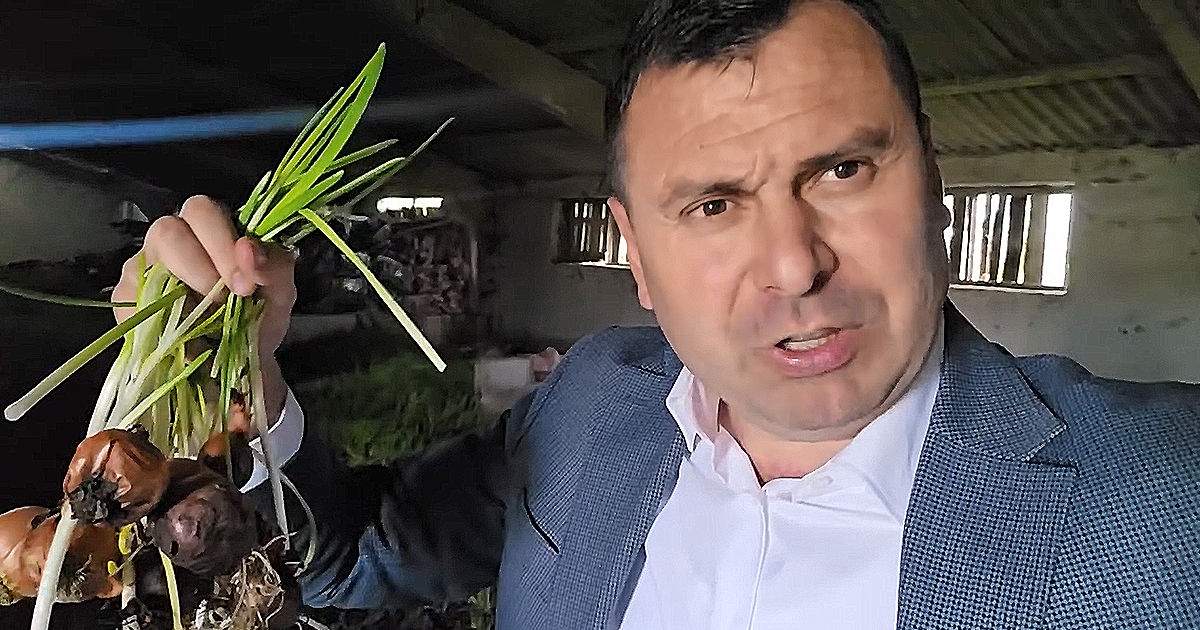 Zeci de tone de ceapă stau și se strică în depozitele unor agricultori din Negureni.
