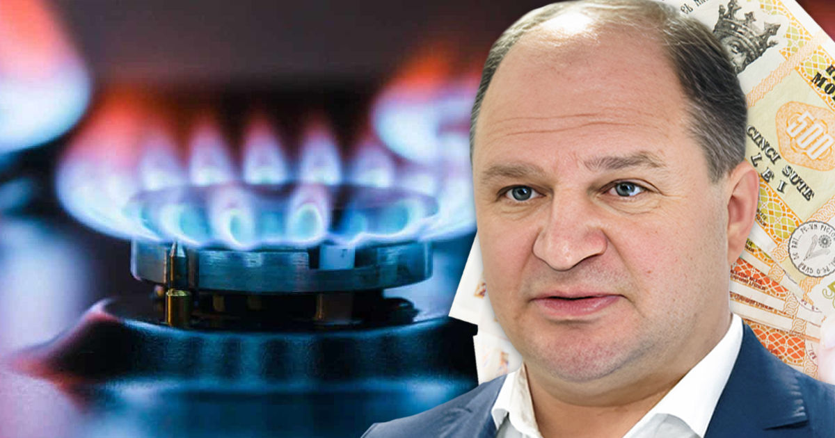 Чебан: Тариф на газ надо было снижать в месяцы с самыми большими счетами. Коллаж: Point.md