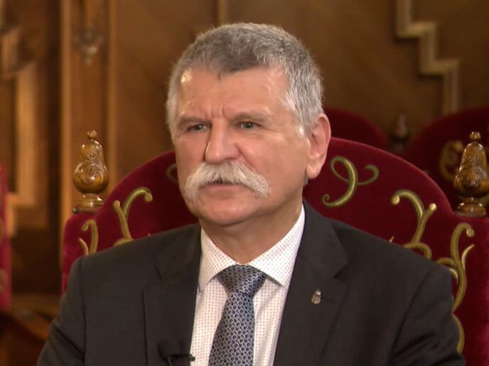Спикер парламента Венгрии Ласло Кевер.