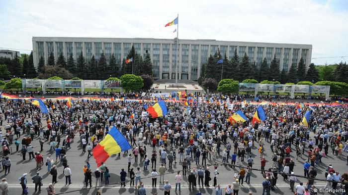 Unioniştii din Republica Moldova nu s-au mai adunat într-un număr atât de mare de mai bine de două decenii.
