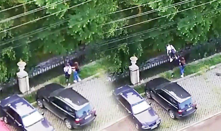 Две девушки попытались перелезть через ограду столичного парка «Дендрарий». 