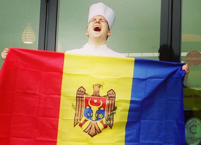 Primul moldovean care a ajuns în echipa celui mai renumit bucătar din lume este Dmitri Petrenco. Foto: Facebook/Dmitri Petrenco 