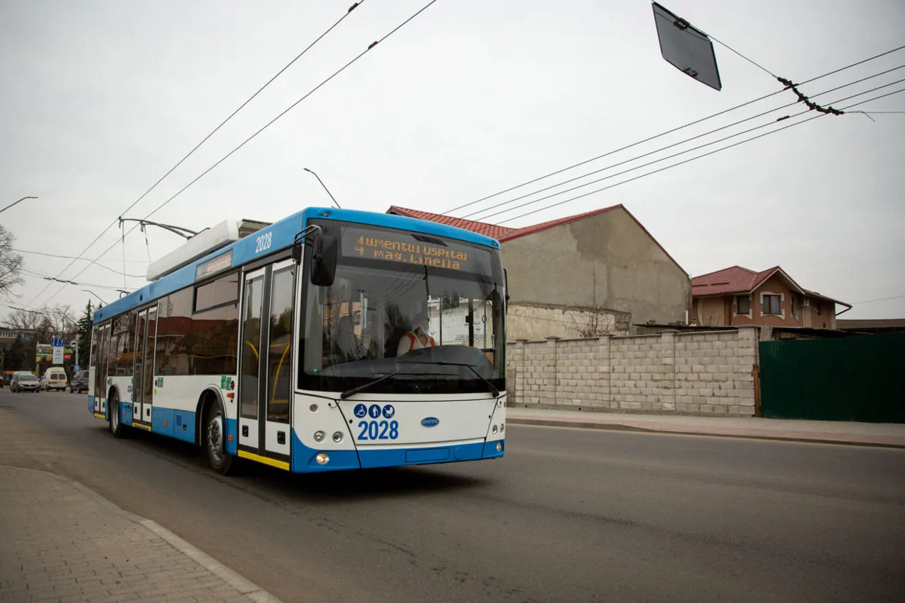 Denumirea stațiilor în troleibuzele din Bălți vor fi anunțate de către copii.