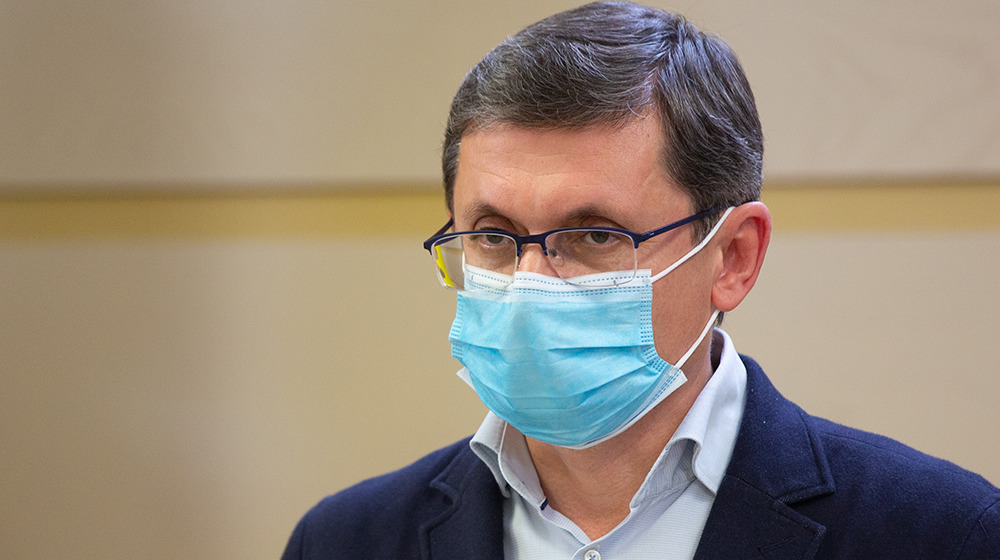 Исполняющий обязанности председателя Партии действия и солидарности депутат Игорь Гросу.