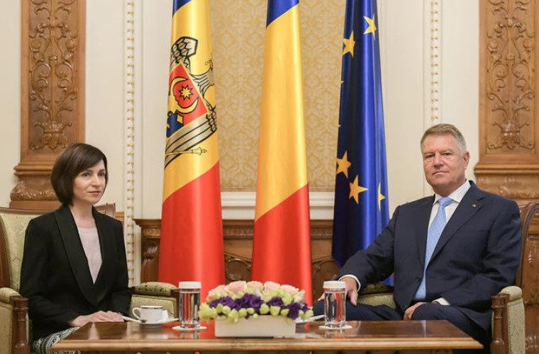 Майя Санду встречается сегодня с президентом Румынии Клауса Йоханнисом.