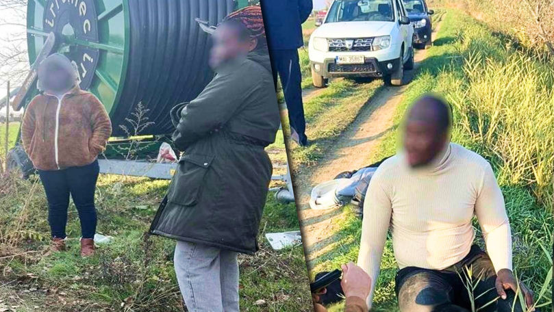 Trei africani au trecut Prutul înot din Moldova în România.