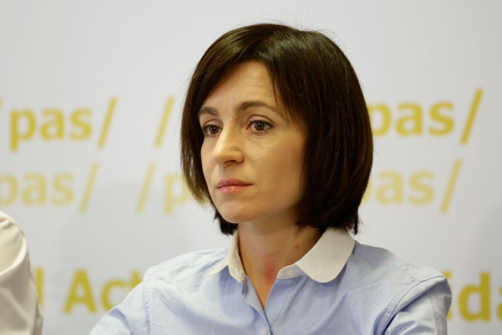 Maia Sandu în impas: Nu ştie ce va face la alegerile locale. Foto: TV8