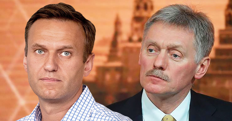 Суд отказал Навальному в удовлетворении иска против Пескова. Коллаж: Point.md