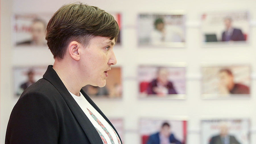 Внефракционный депутат Верховной рады Надежда Савченко.