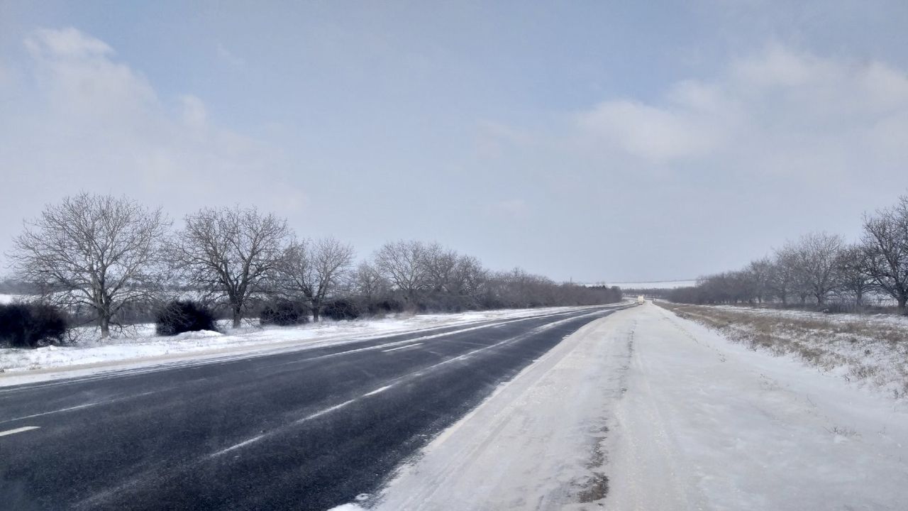 Дороги Молдовы открыты для движения транспорта.