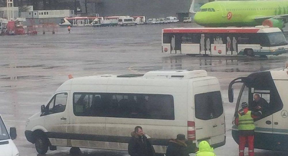 Un avion a luat foc miercuri pe aeroportul „Domodedovo”.
