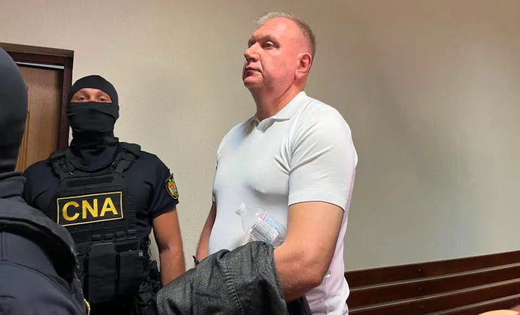 Бывшего главу BEM Григория Гачкевича приговорили к 13 годам лишения свободы. Фото: Protv.