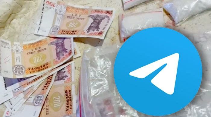 Полиция изъяла у Telegram-дилеров наркотические средства на 600 000 леев. Коллаж Point.md.