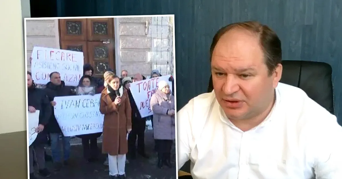 Чебан посоветовал вооружиться лопатами протестовавшим у мэрии советникам PAS. Коллаж: Point.md