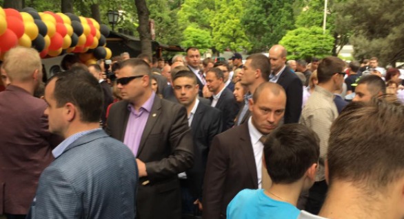 Președintele Parlamentului, Andrian Candu, a participat sâmbătă la sărbătorirea Zilei Europei.