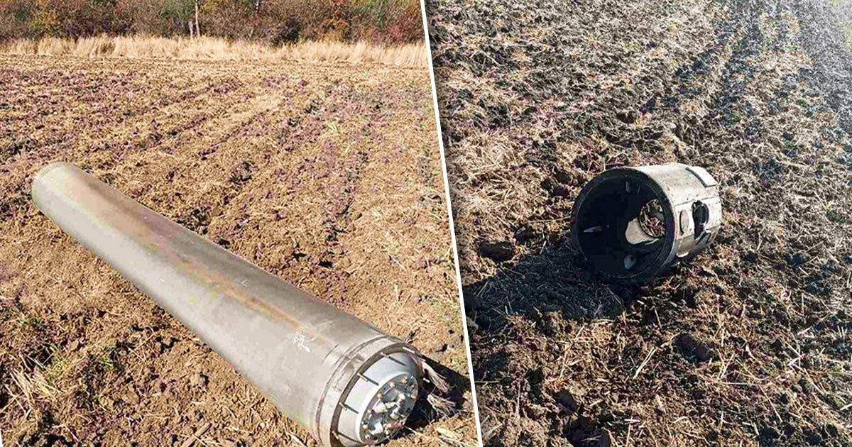 Опубликованы фото хвостовой части ракеты С-300, найденной в Приднестровье. Коллаж: Point.md