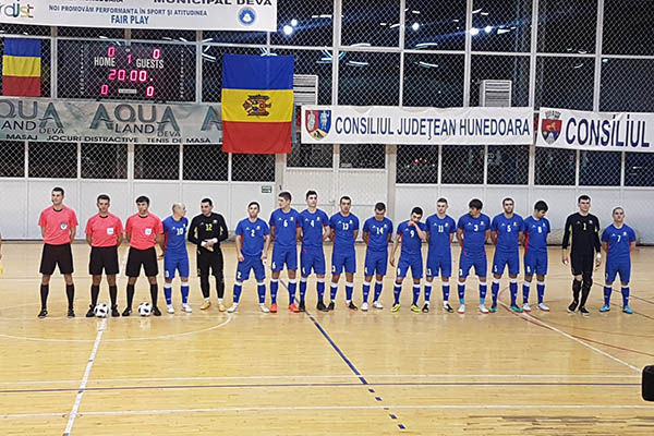 Naționala de futsal a pierdut ambele meciuri contra României