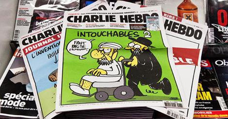 В Charlie Hebdo высмеивали ведущих политиков, а также мировые религии. Фото: forumua.org