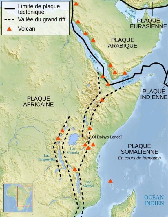 Continentul Africa se rupe în două, mai rapid decât ar fi normal. Foto: digi24.ro