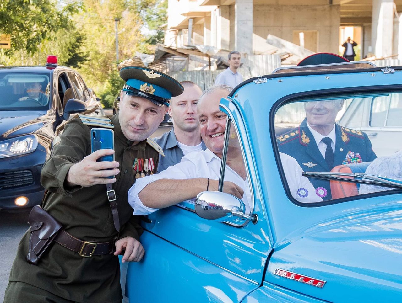 Состоялся автопробег по случаю годовщины Ясско-Кишиневской операции.
