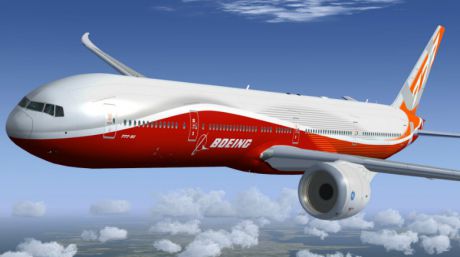 Noul avion Boeing se va împături ca să încapă în aeroporturi. Foto: playtech.ro