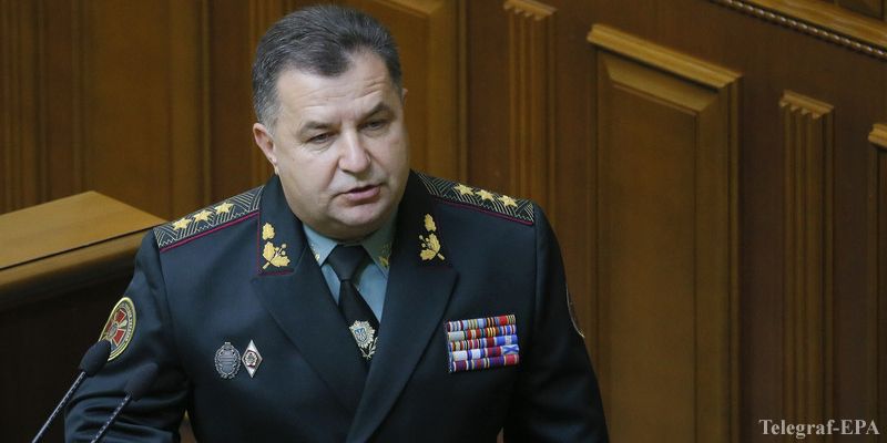 Министр обороны Украины Степан Полторак.
