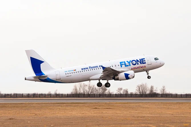 Flyone Armenia доставила пассажиров в Ереван после посадки в Кишиневе.