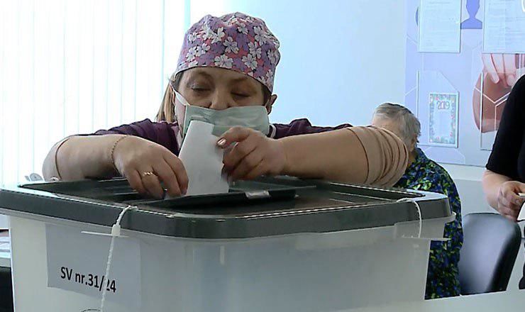 Пациенты больницы Святой Троицы приняли участие в голосовании.