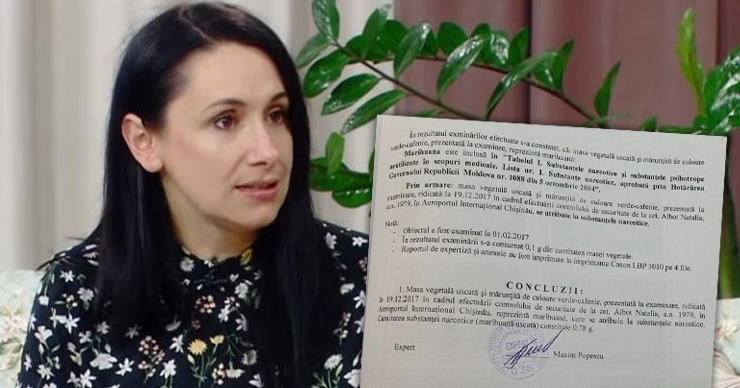 СМИ: Кандидат, задержанный с наркотиками, - Ната Албот. Коллаж: Point.md