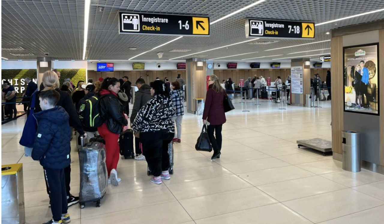 Trafic aerian record pe Aeroportul Chișinău în luna octombrie 2025.